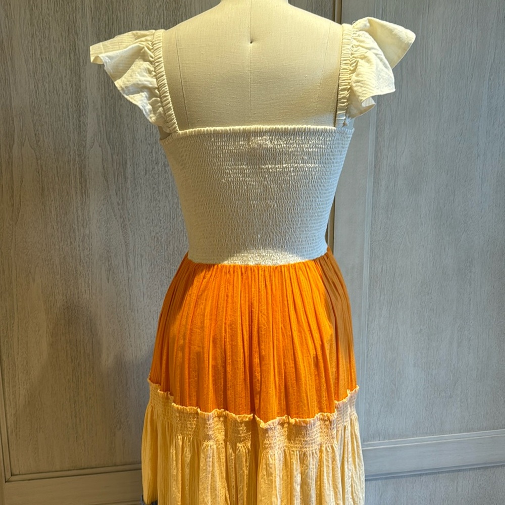Colorful cotton summer dress Size XS/S. Like new. Long maxi sleeveless d… - Picture 4 of 16